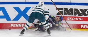 Marco Nowak erlitt im Spiel gegen die San José Sharks eine Gehirnerschütterung und musste in der Champions Hockey League zuschauen.