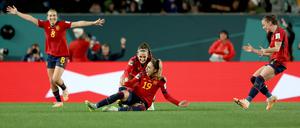 Die spanischen Fußballerinnen bestreiten am Sonntag ihr erstes Endspiel überhaupt bei einer WM.