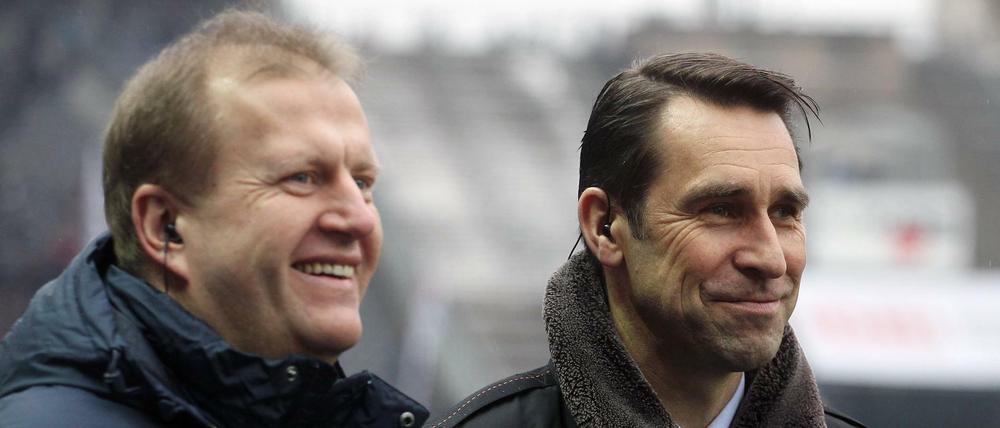Beide nicht mehr vertraglich bei Hertha: Ingo Schiller (l.) und Michael Preetz.