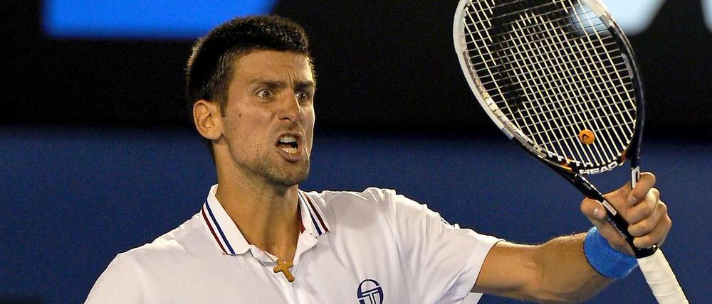 Geschafft! Novak Djokovic steht wie im Vorjahr im Endspiel der Australian Open.