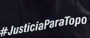 #JusticiaparaTopo: Josep Guardiola auf der Pressekonferenz vor dem Spiel gegen den FC Porto.