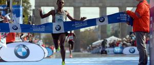 Der Sieg kennt keine Farbe. Der Äthiopier Kenenisa Bekele gewann im September den Berlin-Marathon. 
