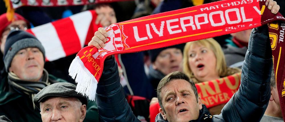 Die Fans des FC Liverpool verschaffen sich Gehör.