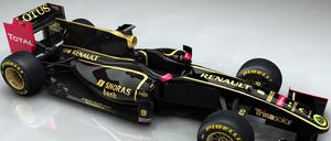 Der neue Formel-1-Rennwagen des Lotus Renault GP Teams.