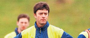 Glücklos: Joachim Löw Ende der 90er als Trainer von Fenerbahce Istanbul im Trainingslager im Schwarzwald.