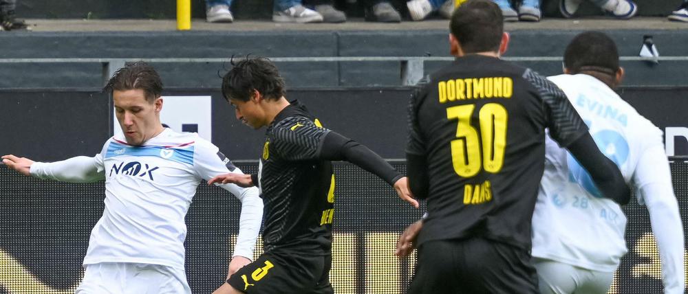 Gegen Borussia Dortmund setzte Viktoria Berlin sich mit 1:0 durch.