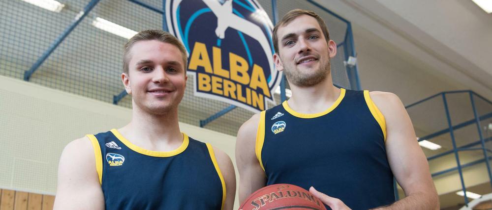 Am Ball: Makai Mason (links) und Tyler Cavanaugh sind zwei der drei Neuverpflichtungen von Alba Berlin.