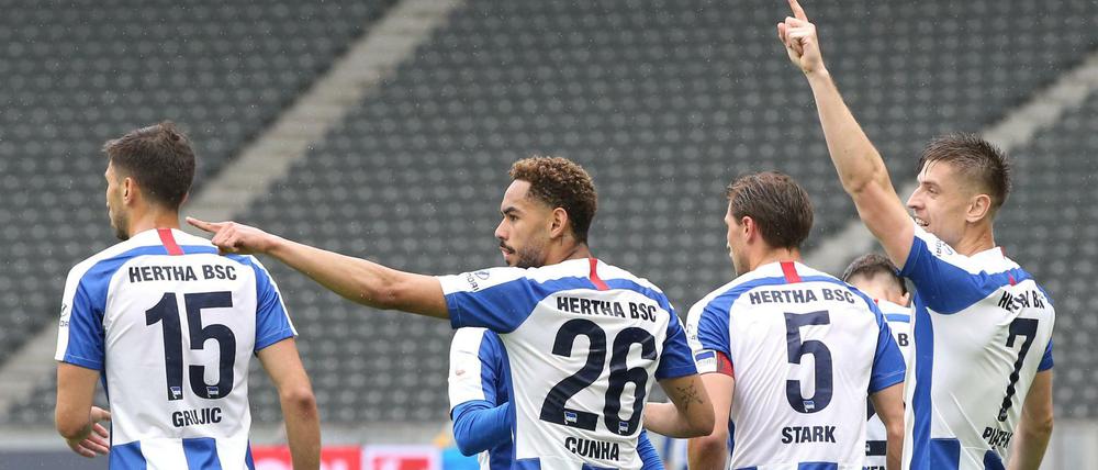 Fingerzeig: Bei Hertha BSC wird schon an die Zukunft gedacht.
