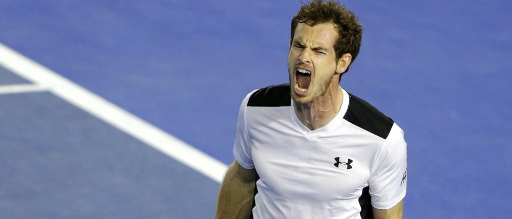 Yes, es hat gereicht. Andy Murray in Aktion.