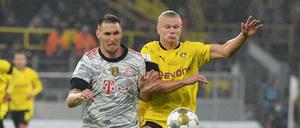 Bald Kollegen? An Niklas Süle (links) soll es nicht scheitern. Der wechselt im Sommer von den Bayern zu Borussia Dortmund. Aber was macht Erling Haaland?