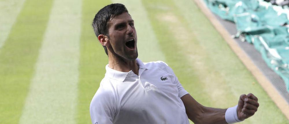 Zurück. Novak Djokovic kann wieder gewinnen.