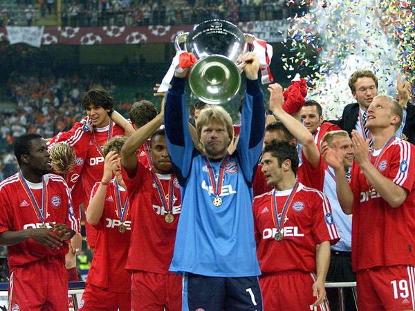 Siegertyp. Als Spieler gewann Oliver Kahn 2001 mit dem FC Bayern die Champions League.