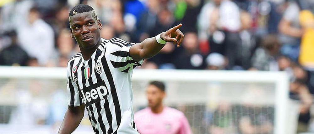 Rekordmann. Paul Pogba wechselt von Juventus Turin zu Manchester United.