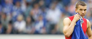 zieht das Kölner Trikot endgültig aus: Nationalstürmer Lukas Podolski wird nach England wechseln.
