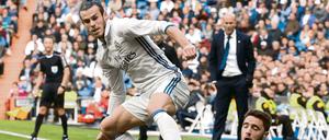 Auf dem Flügel zu Hause. Gareth Bale spielt wie Cristiano Ronaldo am liebsten links, doch muss meistens auf die andere Seite ausweichen.
