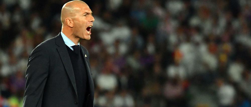 Zinedine Zidane bekommt momentan reichlich Gegenwind zu spüren. 
