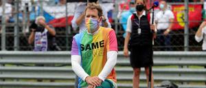 Sebastian Vettel machte sich in Ungarn für LGBT-Rechte stark.