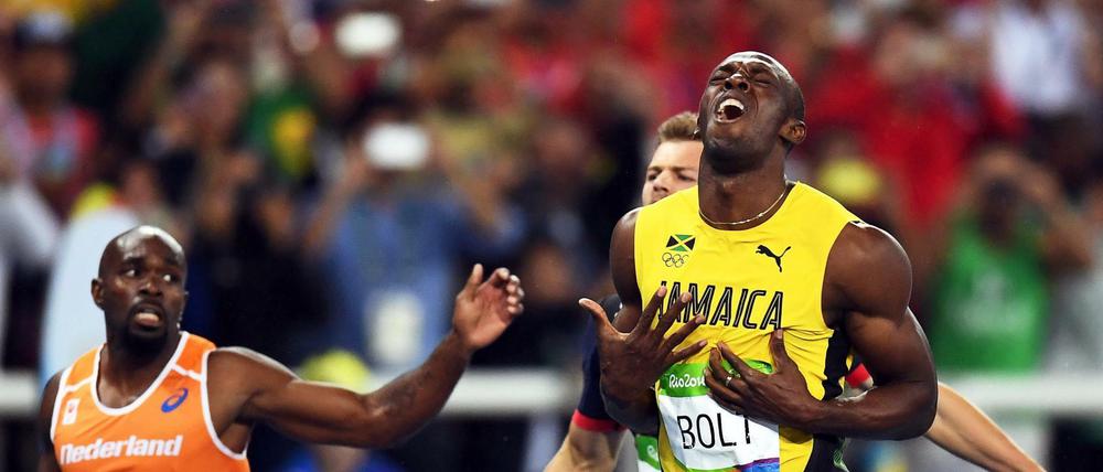 Freude sieht anders aus: Für Usain Bolt reicht das bloße Gewinnen als Herausforderung nicht mehr aus. 