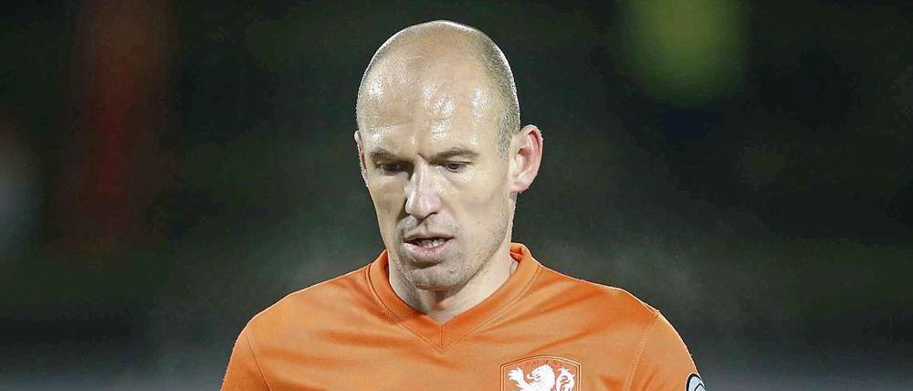 Nachdenklicher Abgang. Arjen Robben verliert mit den Niederlanden in Island