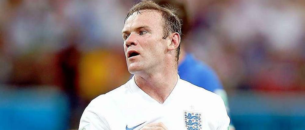 Englands Wayne Rooney hat noch nie ein WM-Tor geschossen.