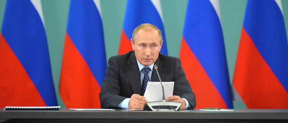 Läuft nicht gerade rund vor der WM. Russlands Präsident Wladimir Putin.