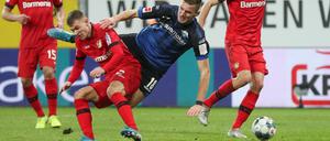 Umkämpft, aber eindeutig. Bayer 04 Leverkusen gewann am Sonntagabend deutlich in Paderborn.