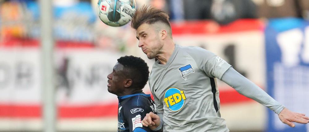 Wieder dabei: Peter Pekarik gab gegen Paderborn sein Comeback für die Hertha-Profis.