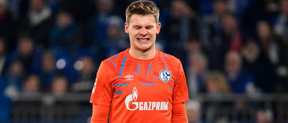 Einsichtig. Schalkes Torwart Alexander Nübel wird vier Spiele fehlen.
