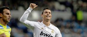 Real Madrids Cristiano Ronaldo freut sich über den Einzug ins Halbfinale.