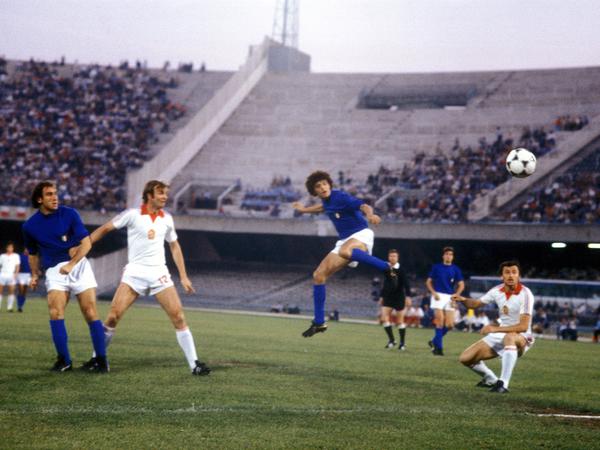 Die italienischen Stadion bei der EM 1980 waren nur selten voll.