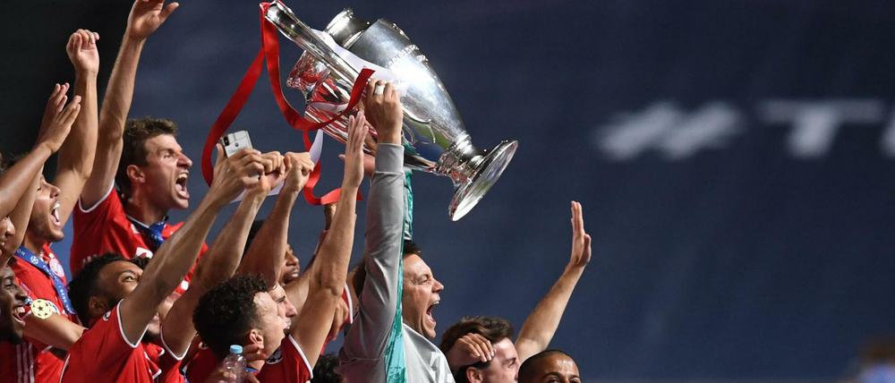 So sehen Sieger aus. Die internationale Presse feiert Bayern München nach dem Champions-League-Sieg.