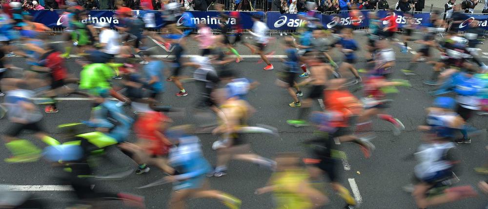 Beim Frankfurter Marathon war nicht jeder Läufer gut vorbereitet.