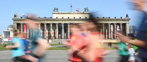 Läufer beim Berliner Halbmarathon