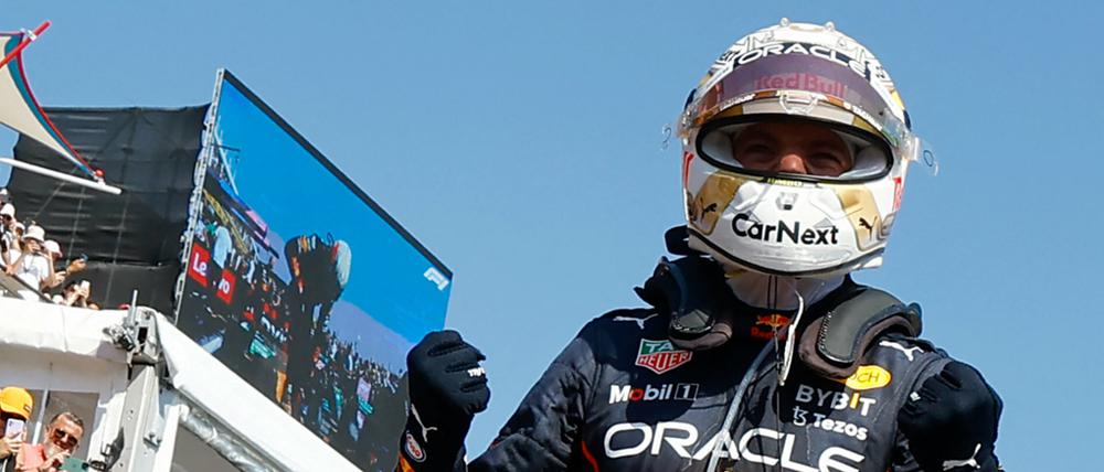 In der Hitze Frankreichs steuerte Max Verstappen seinen Red Bull am Sonntag zum siebten Saisonsieg.