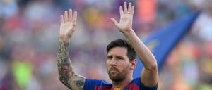 Macht's gut, Leute! Lionel Messi nimmt Abschied vom FC Barcelona.