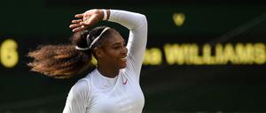 Strahlende Spielverderberin: Serena Williams nach ihrem Halbfinalsieg gegen Julia Görges.