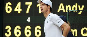 Die Hüfte: Andy Murray verabschiedet sich vorzeitig aus Wimbledon.