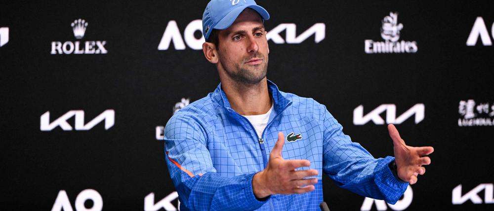 Novak Djokovic musste sich mal wieder erklären.