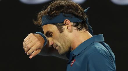 Das war's. Titelverteidiger Roger Federer kann in Melbourne die Koffer packen.