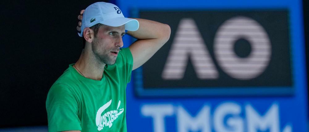 Es ist weiter unklar, ob Tennisstar Novak Djokovic an den Australian Open teilnehmen darf.