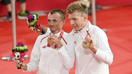 Marcin Polak (links) und Michal Ladosz hatten Bronze gewonnen.