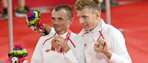 Marcin Polak (links) und Michal Ladosz hatten Bronze gewonnen.