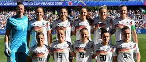 Die ersten Elf. Das deutsche Team vor dem letzten Gruppenspiel gegen Südafrika.
