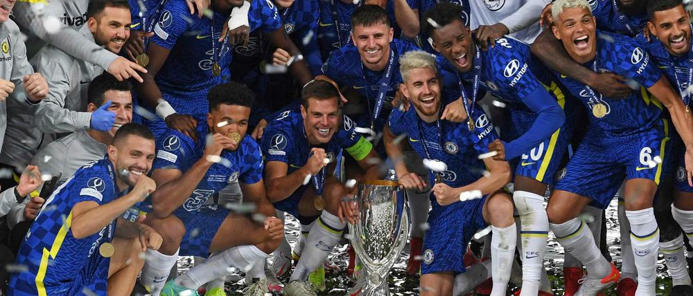Mannschaft mit Money: der FC Chelsea, UEFA-Cup-Gewinner 2021.