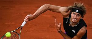 Volle Kraft voraus. Alexander Zverev steht bei den French Open in der Runde der letzten vier. 