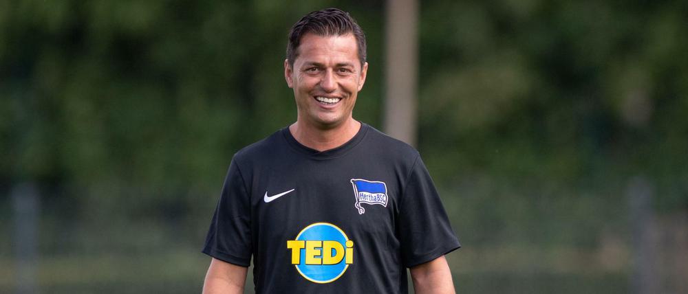 Trainingsauftakt Hertha BSC: Trainer Ante Covic freut sich auf die neuen Aufgaben.