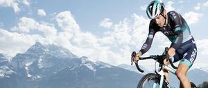 Steil bergauf. Emanuel Buchmann ist die deutsche Hoffnung bei der Tour de France.