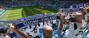 Finnland hatte am Montag sein drittes EM-Vorrundenspiel gegen Belgien in St. Petersburg bestritten