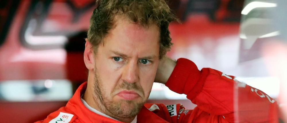Die Zukunft leuchtet nicht gerade. Sebastian Vettel machte schwere Zeiten durch.