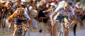 Vollgas von Beginn an. Jens Voigt (re.) bei seiner ersten Tour de France 1998.